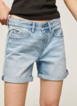 žene traper kratke traper hlače regularnog kroja Pepe Jeans JZ8H492 - Slika 3