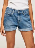 žene traper kratke traper hlače regularnog kroja Pepe Jeans JZ8H496 - Slika 3