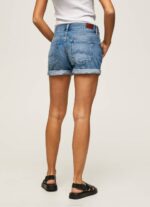 žene traper kratke traper hlače regularnog kroja Pepe Jeans JZ8H496 - Slika 4