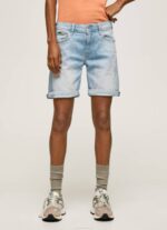 žene traper kratke traper hlače regularnog kroja Pepe Jeans JZ8H499 - Slika 2