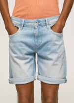 žene traper kratke traper hlače regularnog kroja Pepe Jeans JZ8H499 - Slika 3