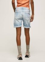 žene traper kratke traper hlače regularnog kroja Pepe Jeans JZ8H499 - Slika 4