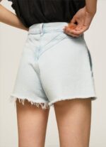 žene traper kratke traper hlače regularnog kroja Pepe Jeans JZ8H510 - Slika 5