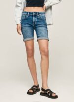 žene traper kratke traper hlače regularnog kroja Pepe Jeans JZ8H513 - Slika 2