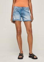 žene traper kratke traper hlače regularnog kroja Pepe Jeans JZ8H514 - Slika 2