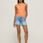 žene traper kratke traper hlače regularnog kroja Pepe Jeans JZ8H514