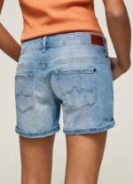 žene traper kratke traper hlače regularnog kroja Pepe Jeans JZ8H514 - Slika 4