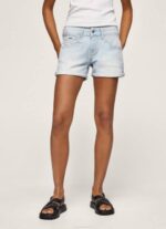 žene traper kratke traper hlače regularnog kroja Pepe Jeans JZ8H521 - Slika 2