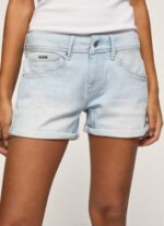 žene traper kratke traper hlače regularnog kroja Pepe Jeans JZ8H521 - Slika 3