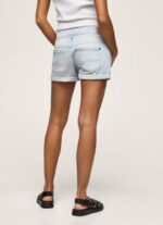 žene traper kratke traper hlače regularnog kroja Pepe Jeans JZ8H521 - Slika 4