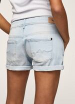žene traper kratke traper hlače regularnog kroja Pepe Jeans JZ8H521 - Slika 5