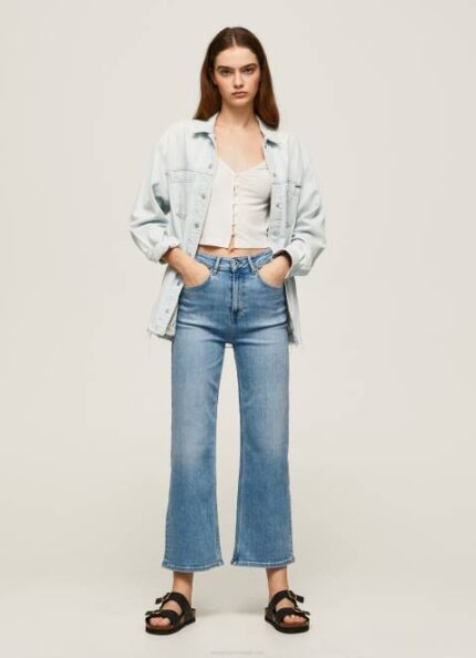 žene traper lexa široke traperice visokog struka Pepe Jeans JZ8H90
