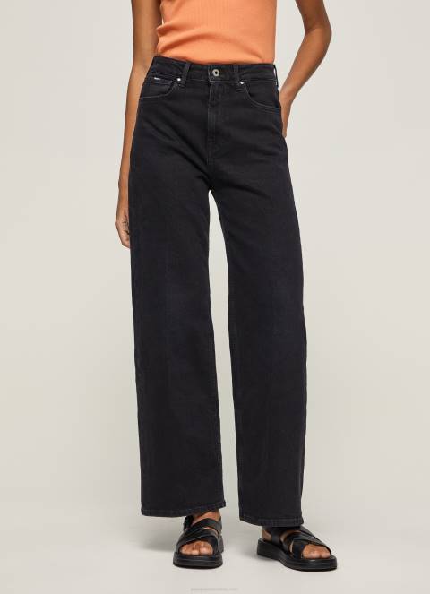 žene traper lexa traperice visokog struka širokog kroja Pepe Jeans JZ8H73 - Slika 2