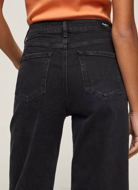 žene traper lexa traperice visokog struka širokog kroja Pepe Jeans JZ8H73 - Slika 4