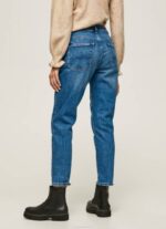žene traper ljubičaste mom carrot fit traperice visokog struka Pepe Jeans JZ8H82 - Slika 4