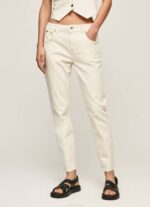 žene traper ljubičaste mom carrot fit traperice visokog struka Pepe Jeans JZ8H93 - Slika 2