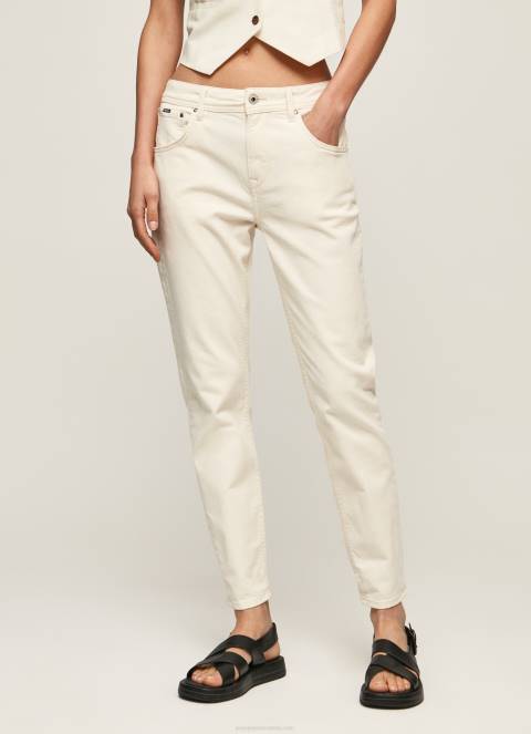 žene traper ljubičaste mom carrot fit traperice visokog struka Pepe Jeans JZ8H93 - Slika 2
