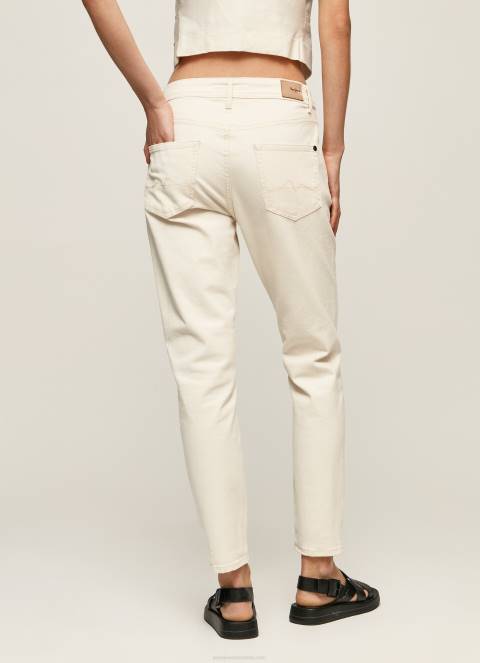 žene traper ljubičaste mom carrot fit traperice visokog struka Pepe Jeans JZ8H93 - Slika 4