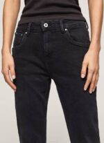 žene traper ljubičaste široke traperice visokog struka Pepe Jeans JZ8H92 - Slika 3