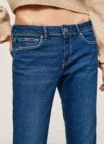 žene traper lola traperice srednjeg kroja uskog kroja Pepe Jeans JZ8H39 - Slika 3