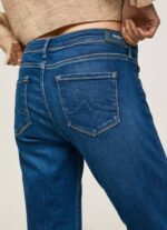 žene traper lola traperice srednjeg kroja uskog kroja Pepe Jeans JZ8H39 - Slika 5
