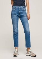 žene traper mary traperice visokog struka regular fit Pepe Jeans JZ8H18 - Slika 2