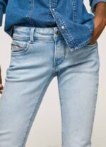 žene traper nove brooke traperice srednjeg kroja Pepe Jeans JZ8H10 - Slika 3