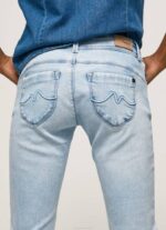 žene traper nove brooke traperice srednjeg kroja Pepe Jeans JZ8H10 - Slika 5