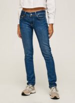 žene traper nove brooke traperice srednjeg kroja Pepe Jeans JZ8H11 - Slika 2