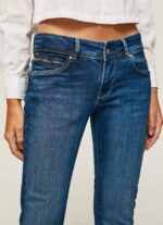 žene traper nove brooke traperice srednjeg kroja Pepe Jeans JZ8H11 - Slika 3