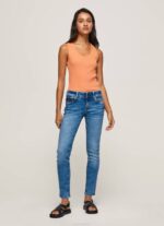 žene traper nove brooke traperice srednjeg kroja Pepe Jeans JZ8H27