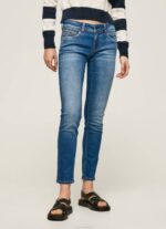 žene traper nove brooke traperice srednjeg kroja Pepe Jeans JZ8H8 - Slika 2