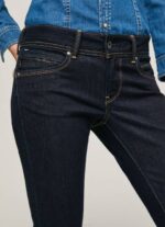 žene traper nove brooke traperice uskog kroja srednjeg struka Pepe Jeans JZ8H9 - Slika 3