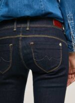 žene traper nove brooke traperice uskog kroja srednjeg struka Pepe Jeans JZ8H9 - Slika 5