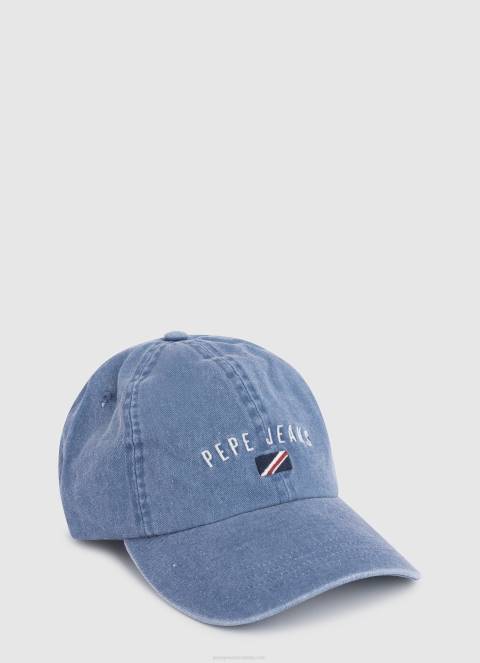 žene traper osnovna kapa s izvezenim logotipom Pepe Jeans JZ8H778 - Slika 1