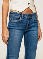 žene traper piccadilly traperice srednjeg kroja Pepe Jeans JZ8H71 - Slika 3