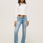 žene traper piccadilly traperice srednjeg kroja Pepe Jeans JZ8H72