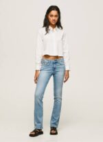 žene traper piccadilly traperice srednjeg kroja Pepe Jeans JZ8H72