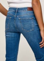 žene traper piccadilly traperice srednjeg kroja Pepe Jeans JZ8H75 - Slika 5