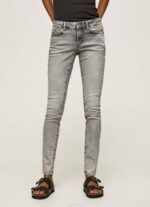 žene traper pixie traperice srednjeg kroja uskog kroja Pepe Jeans JZ8H43 - Slika 2