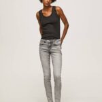 žene traper pixie traperice srednjeg kroja uskog kroja Pepe Jeans JZ8H43