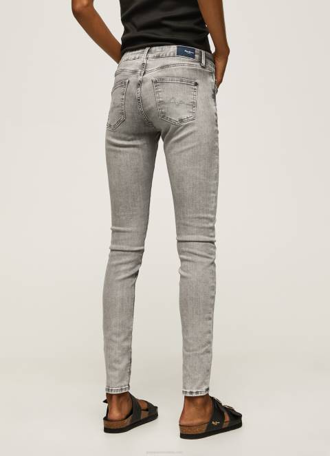 žene traper pixie traperice srednjeg kroja uskog kroja Pepe Jeans JZ8H43 - Slika 4