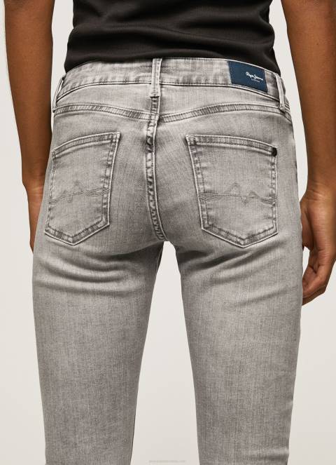 žene traper pixie traperice srednjeg kroja uskog kroja Pepe Jeans JZ8H43 - Slika 5