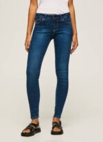 žene traper pixie traperice srednjeg kroja uskog kroja Pepe Jeans JZ8H44 - Slika 2