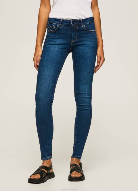 žene traper pixie traperice srednjeg kroja uskog kroja Pepe Jeans JZ8H44 - Slika 2