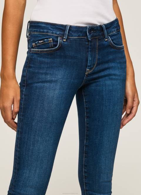 žene traper pixie traperice srednjeg kroja uskog kroja Pepe Jeans JZ8H44 - Slika 3