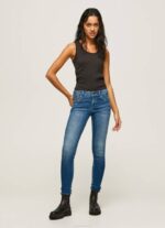 žene traper pixie uske traperice srednjeg kroja Pepe Jeans JZ8H54