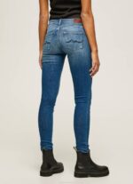žene traper pixie uske traperice srednjeg kroja Pepe Jeans JZ8H54 - Slika 4