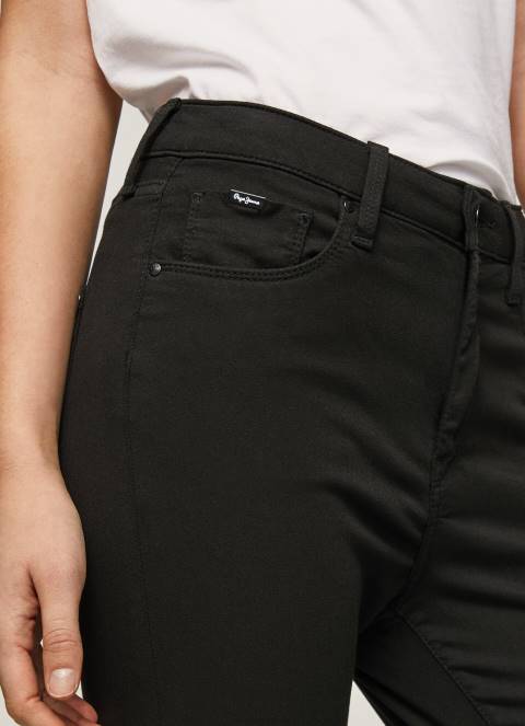 žene traper regent skinny fit traperice visokog struka Pepe Jeans JZ8H55 - Slika 3