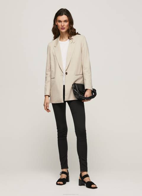 žene traper regent skinny fit traperice visokog struka Pepe Jeans JZ8H55 - Slika 1